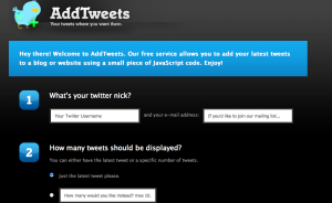 Addtweets