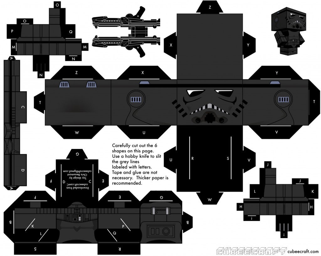papertoy_Shadowtrooper_Cubeecraft_template